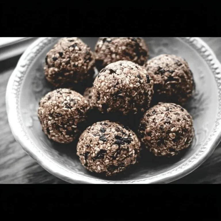 Flax and chia seed energy bites, a healthy snack packed with nutrition.