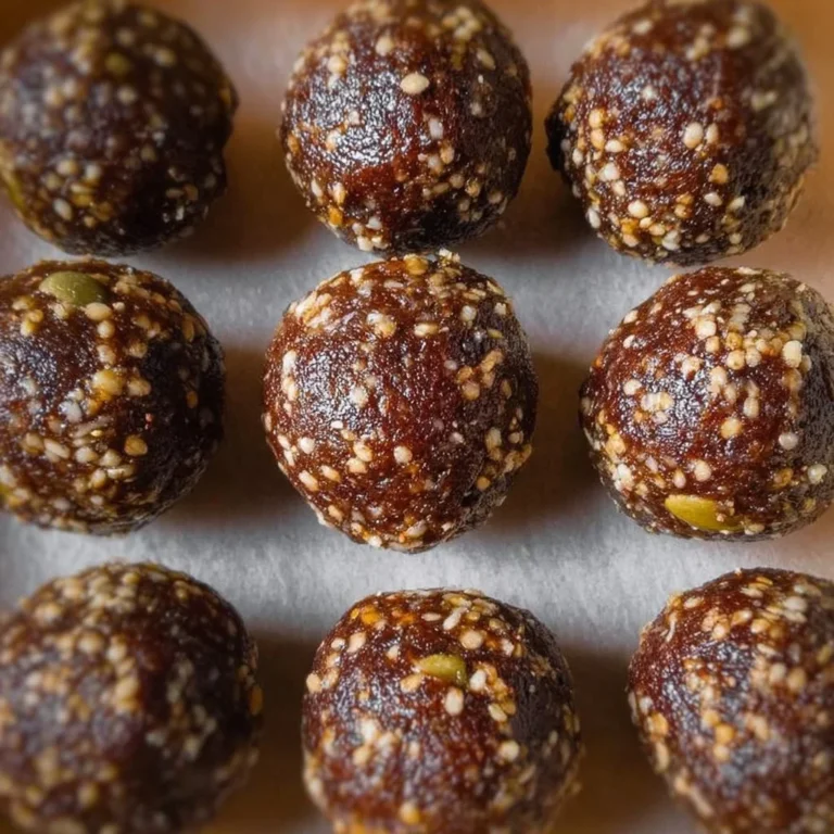 Healthy chocolate hemp pumpkin seed energy balls for a nutritious snack