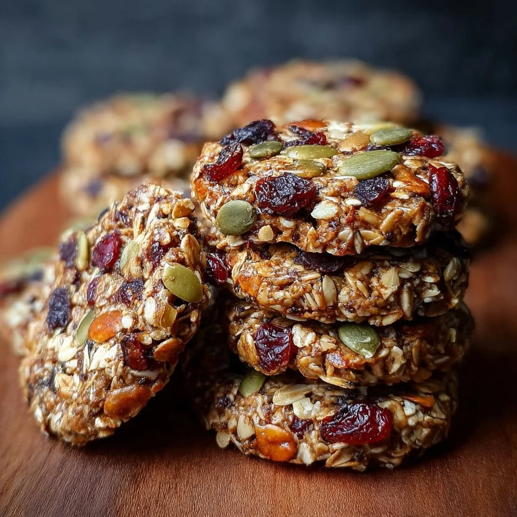 Healthy Nut & Seed Energy Cookies with nuts and seeds for energy and nutrition.