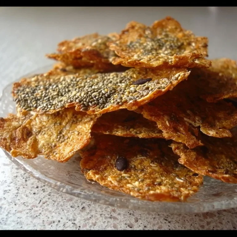 A bowl of crunchy seed crisps for a healthy snack option