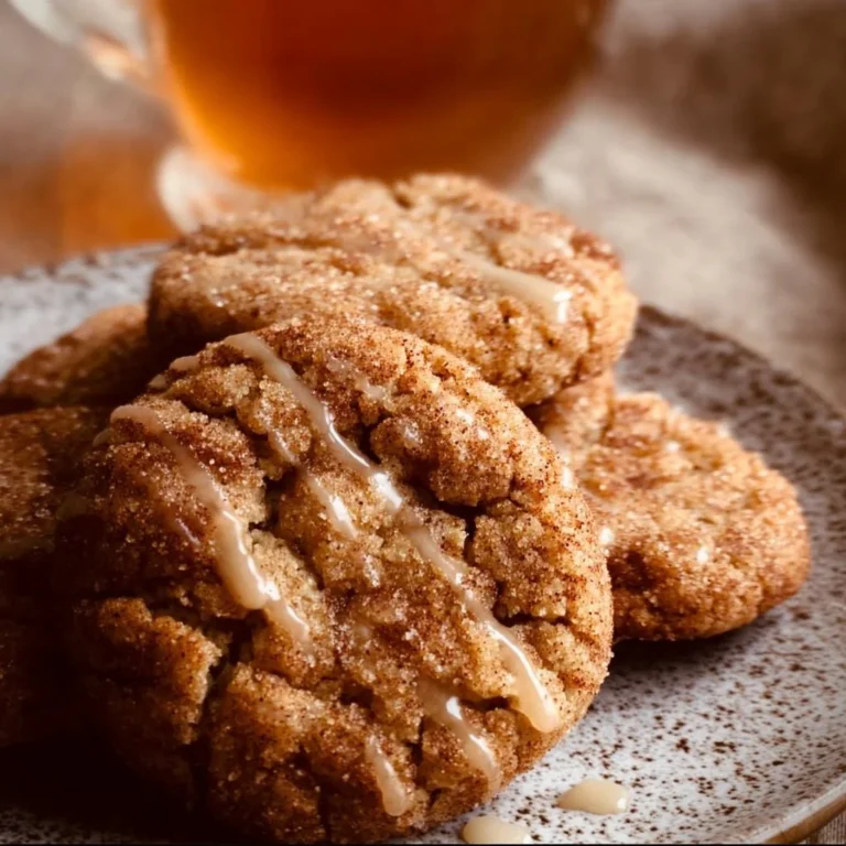 Freshly baked Apple Cider Cookies with autumn spices