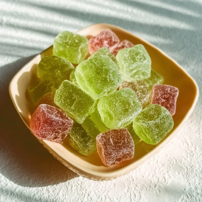 Homemade gummy candies made using a simple gummy recipe.