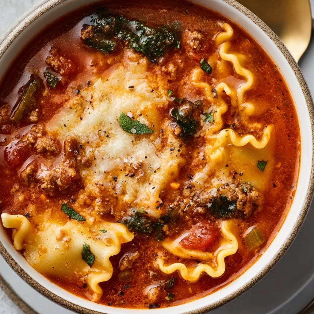 Gluten Free Lasagna Soup (Dairy Free)