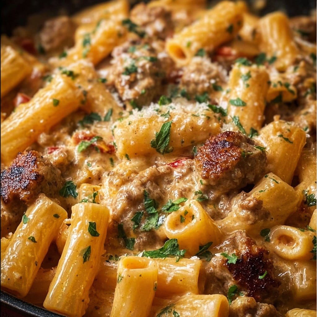 Creamy Italian Sausage Rigatoni