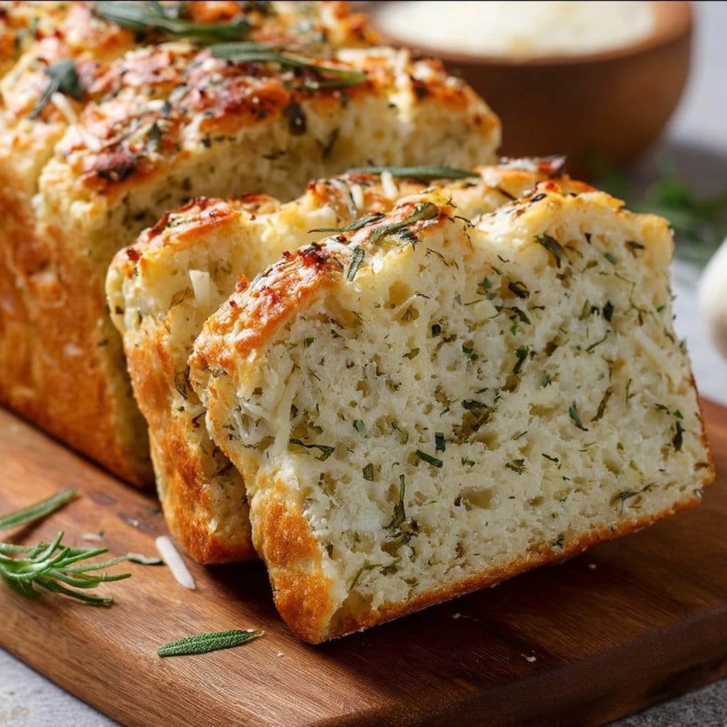 Parmesan Herb Keto Bread