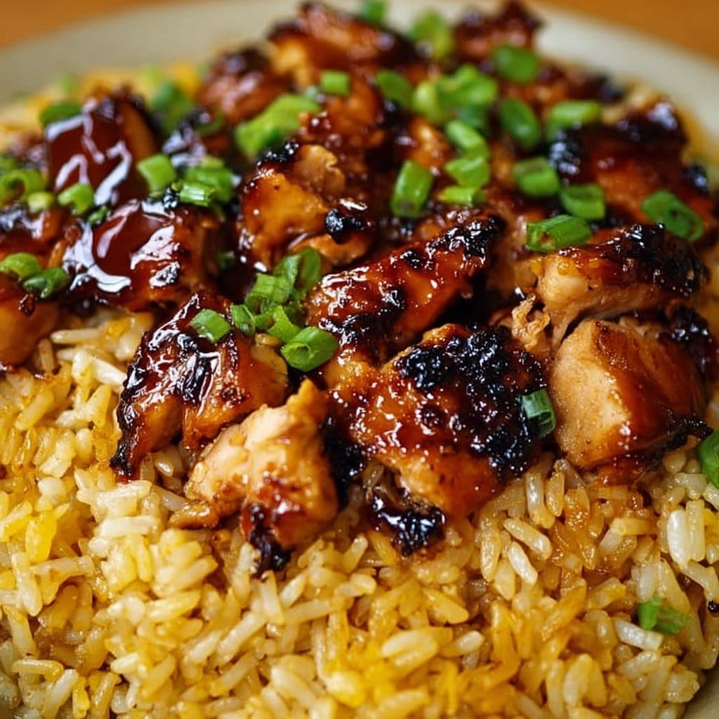 Honey BBQ Chicken Rice