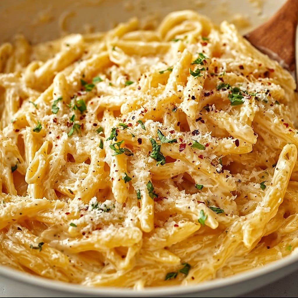 One Pot Creamy Garlic Pasta