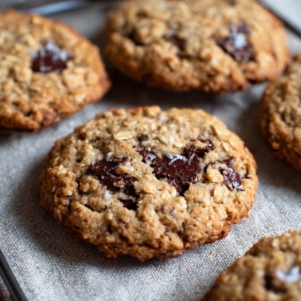 Chewy Gluten Free Oatmeal Chocolate Chip Cookies