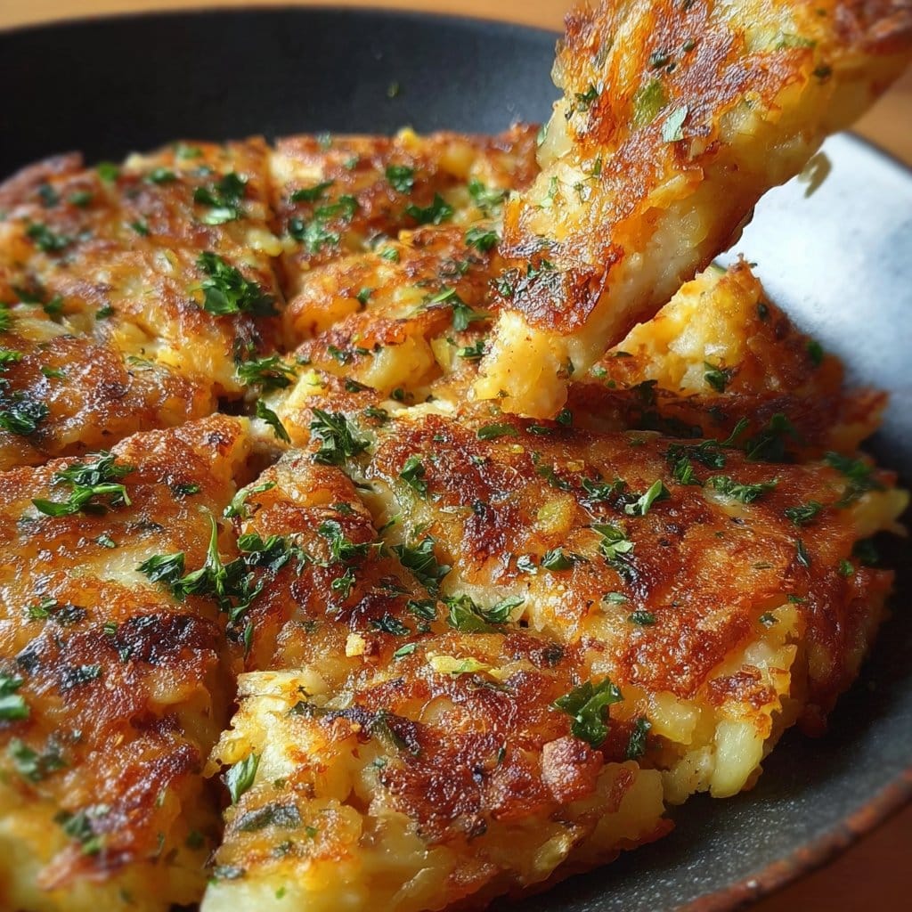 Frika (Potato and Cheese Hash)