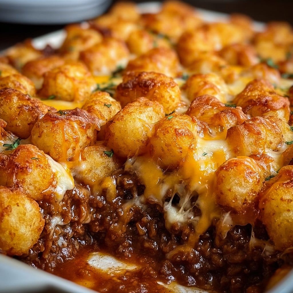 Chili Cheese Tater Tot Casserole: A Family Favorite Dish!