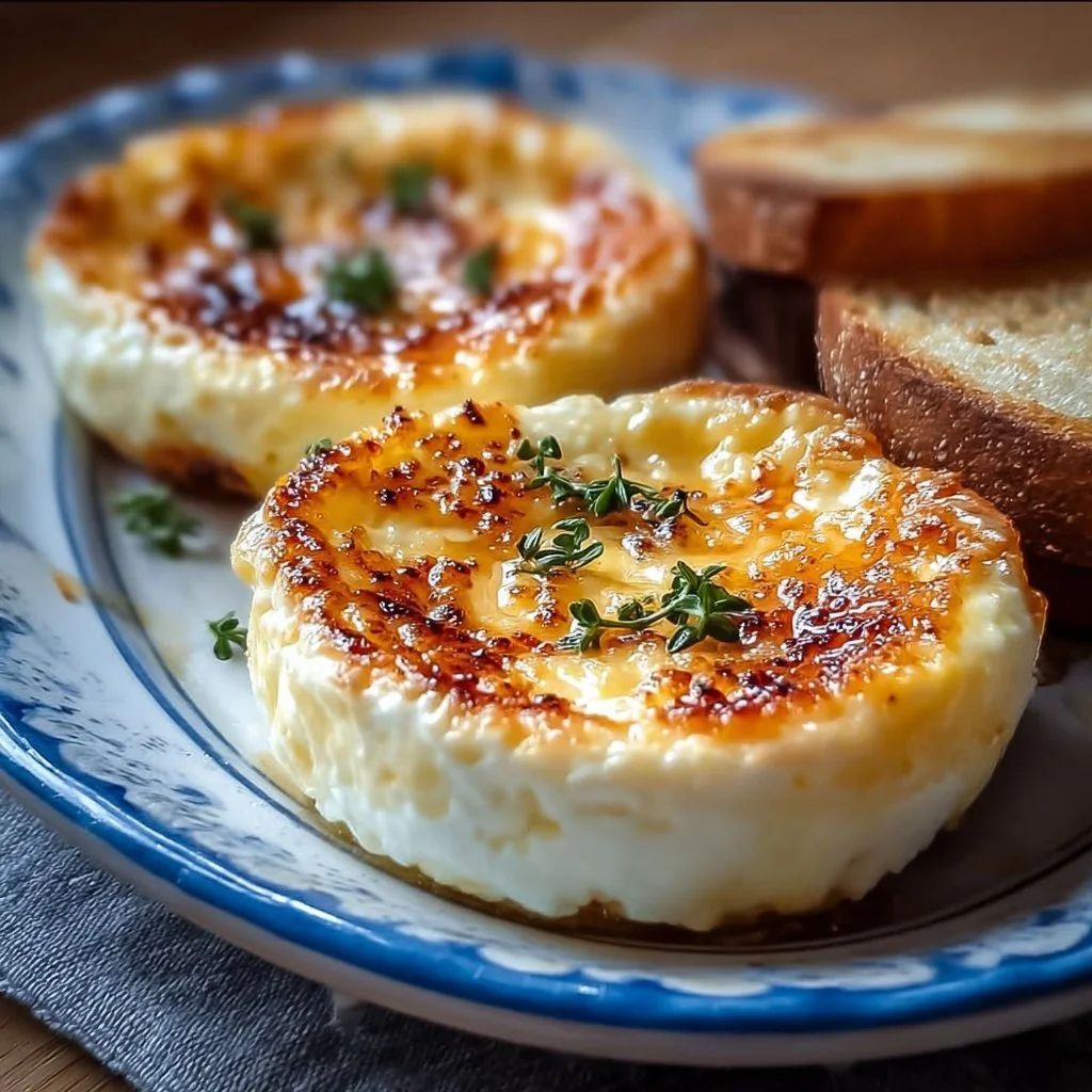 Baked cottage cheese eggs served on a plate, nutritious breakfast option