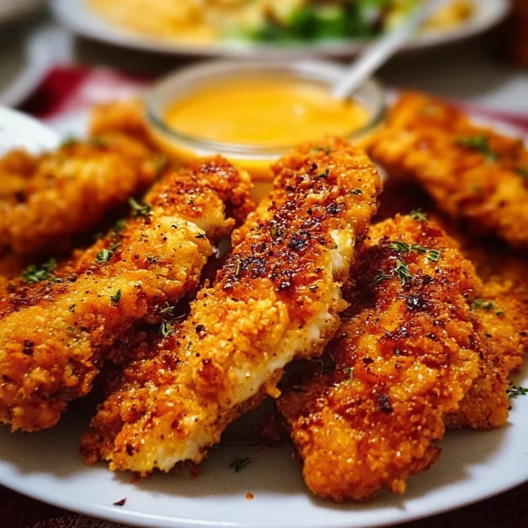 Delicious crack chicken tenders served for dinner