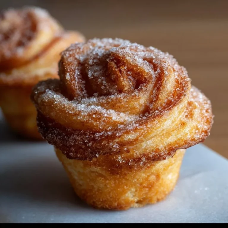 Delicious gluten free cruffins fresh out of the oven