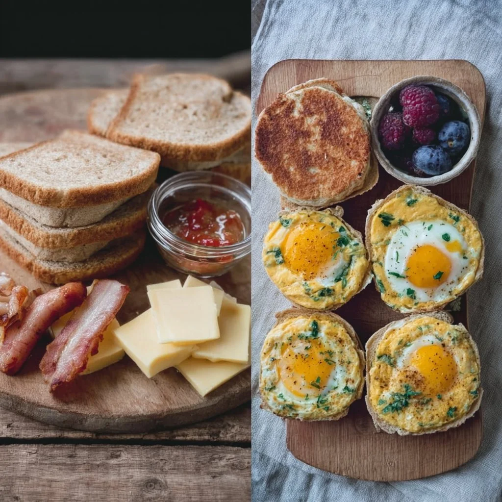 Assorted freezer breakfast ideas for easy meal preparation
