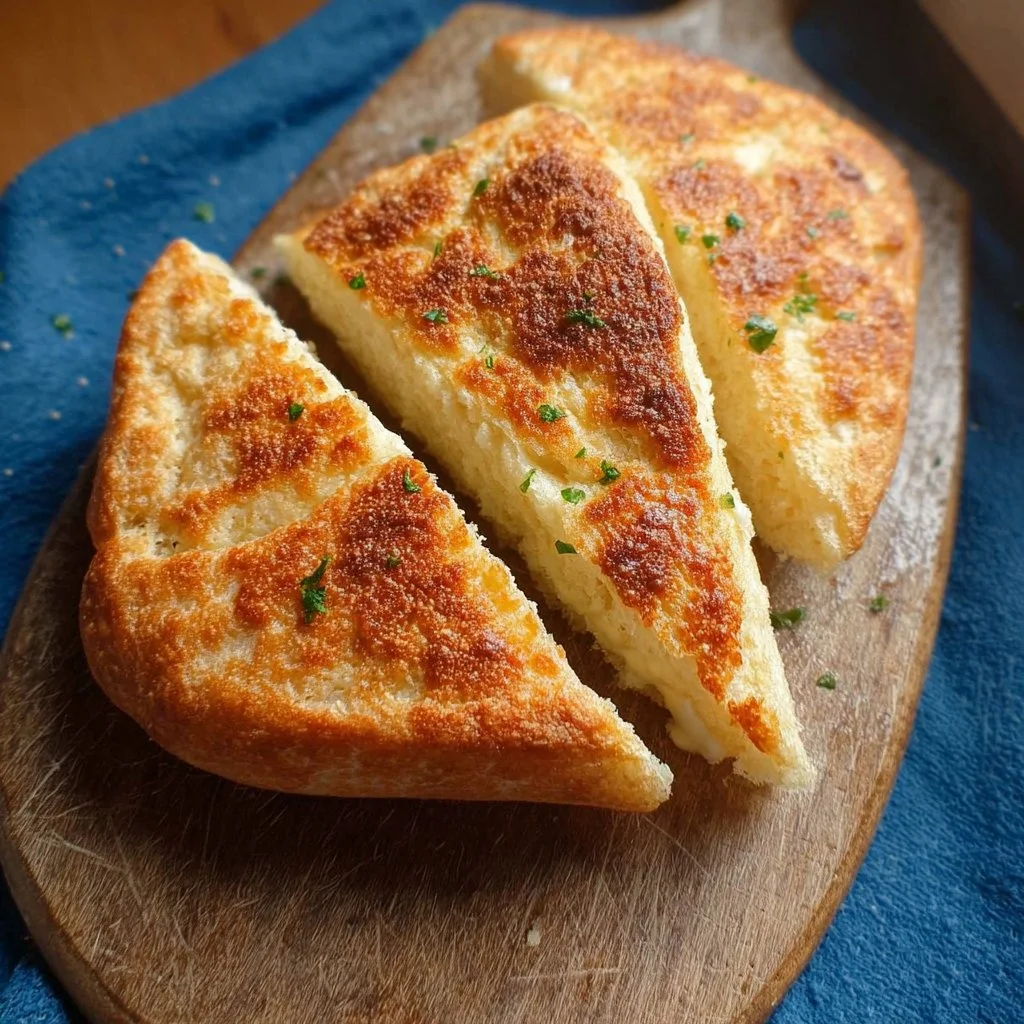Delicious gluten-free Irish Potato Bread fresh out of the oven