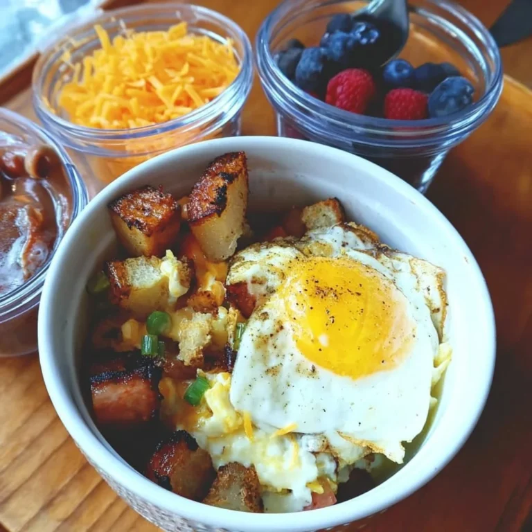Colorful make ahead breakfast bowls with fruits, grains, and yogurt for easy meals