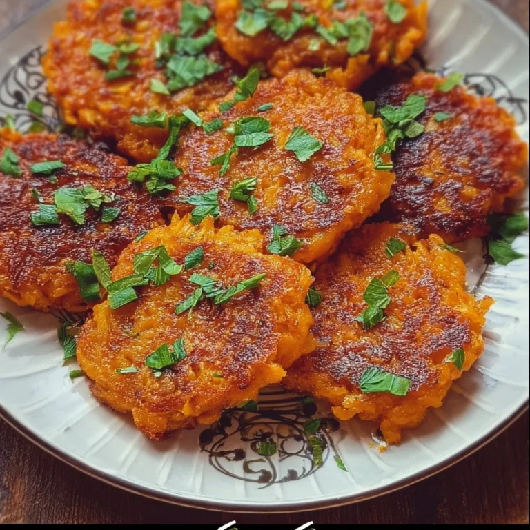 Plate of healthy sweet potato hash browns served with greens