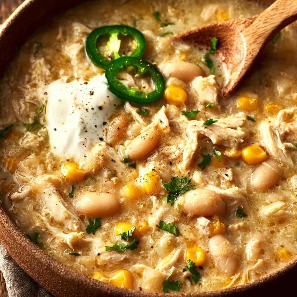 Healthy White Chicken Chili