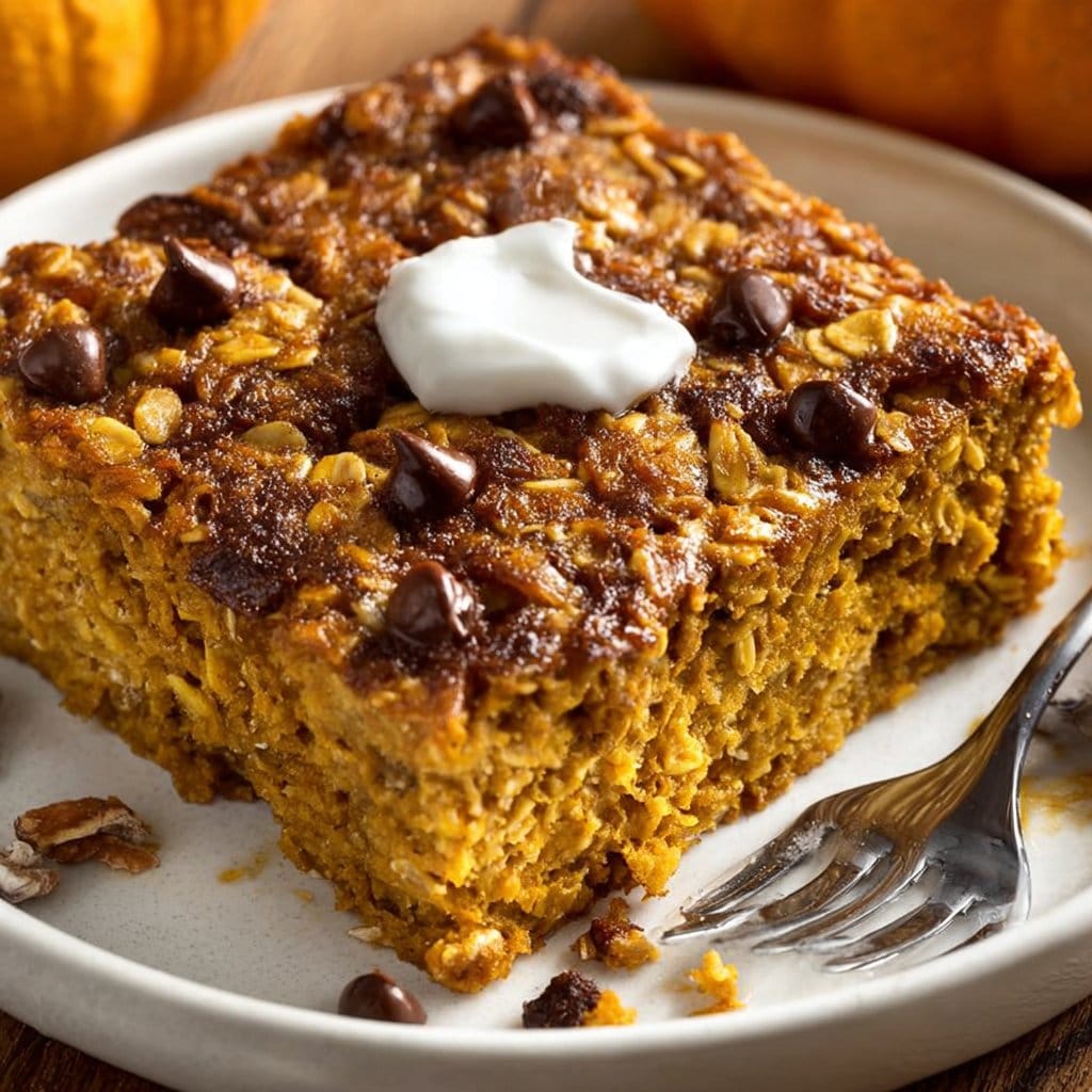 Pumpkin Baked Oatmeal