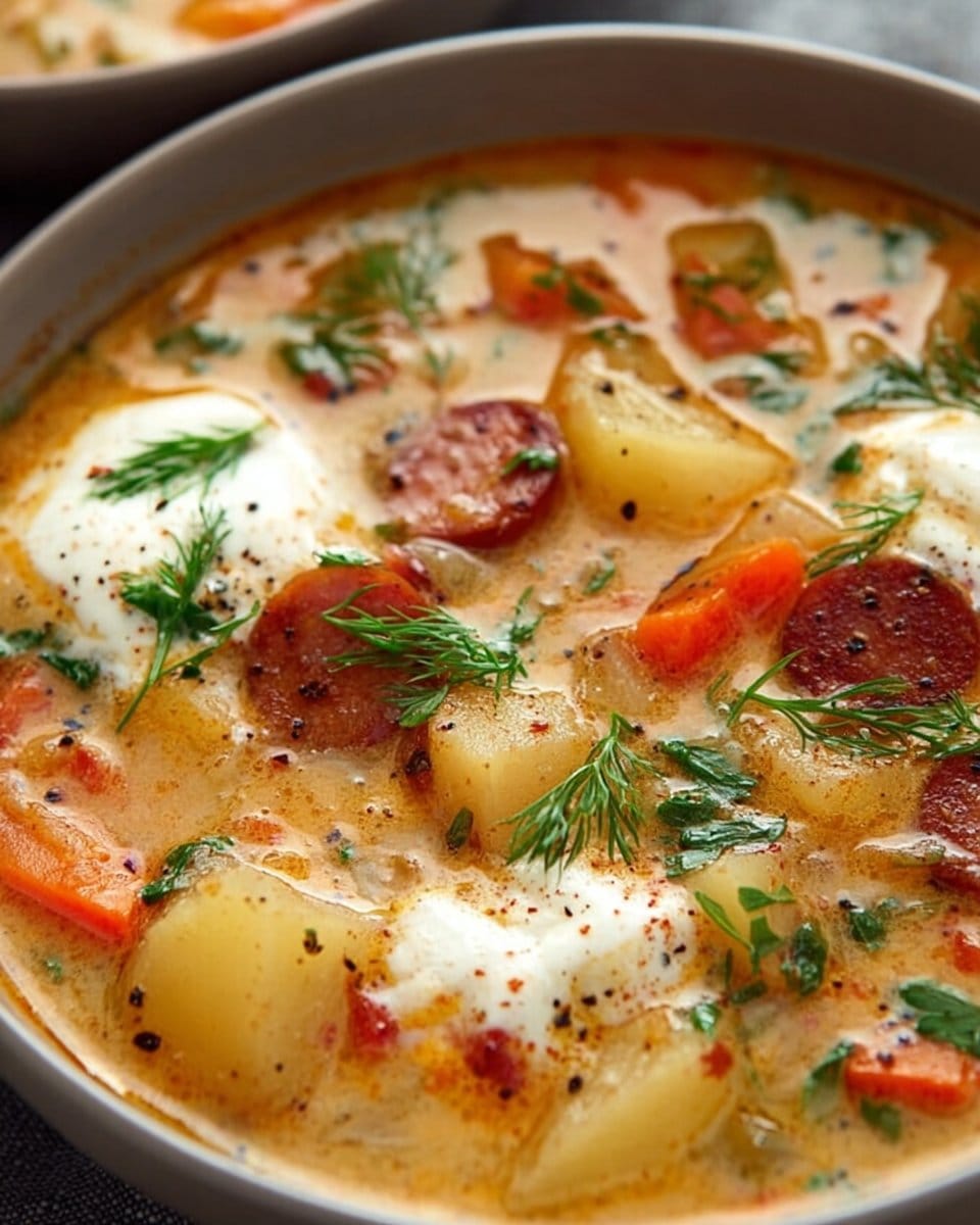 Polish Potato Soup (Kartoflanka)