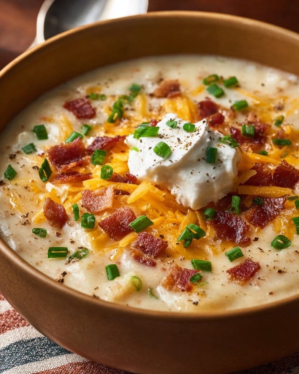 Comforting Loaded Baked Potato Soup
