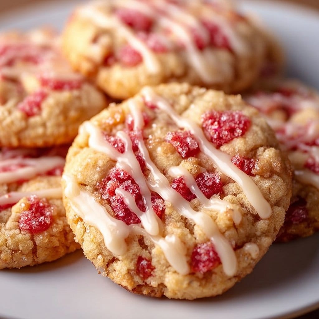 Strawberry Crunch Cookies