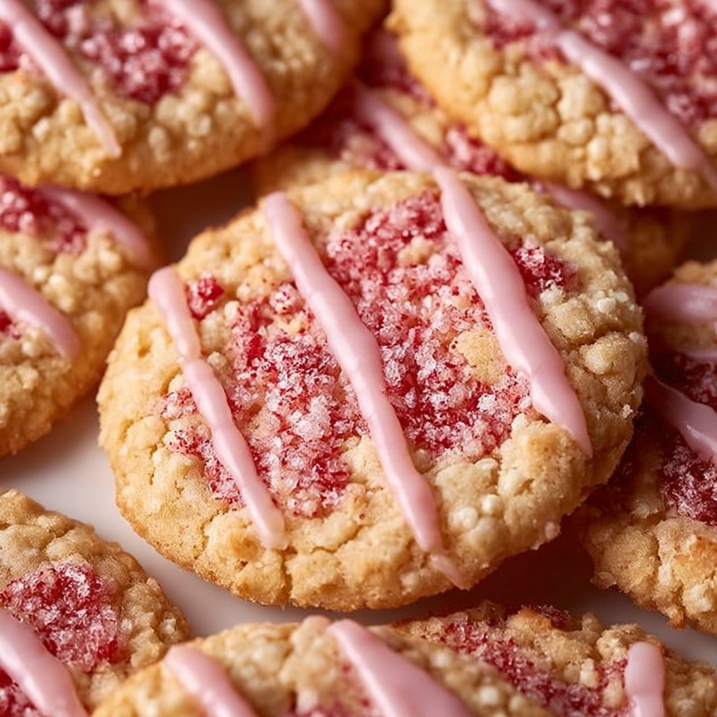 Strawberry Crunch Cookies