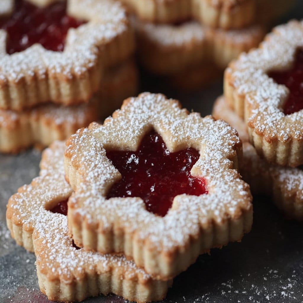 Soft and Sweet Linzer Cookies