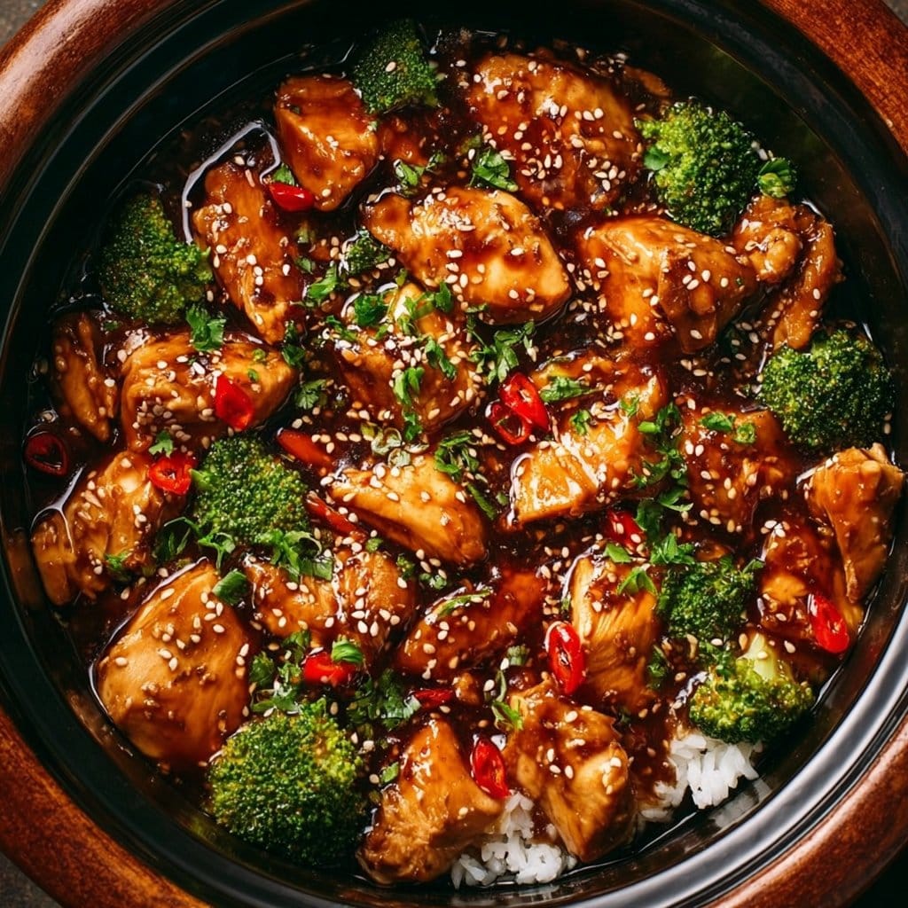 Dump and Go Crockpot Teriyaki Chicken