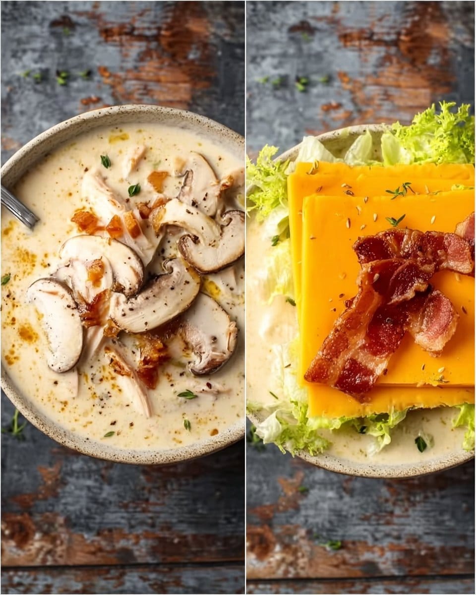 Creamy Keto Mushroom Soup