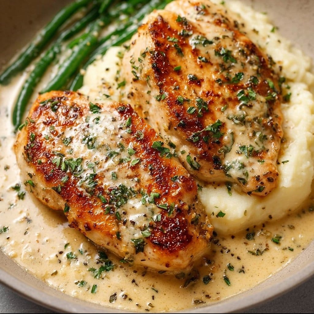 Creamy Garlic Parmesan Chicken Breast