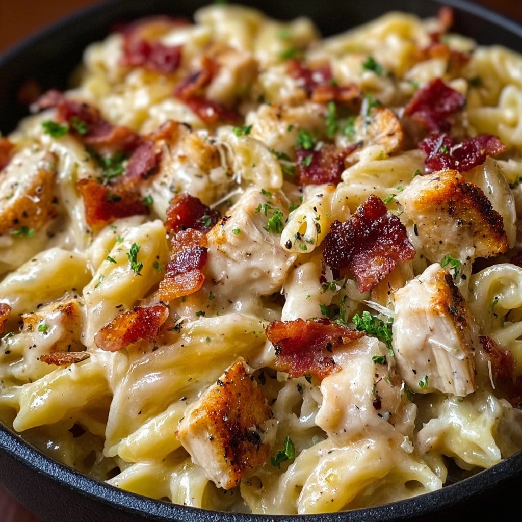 Chicken Bacon Ranch Pasta