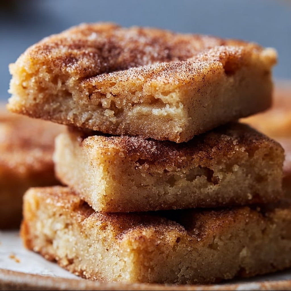 Cinnamon Sugar Blondies