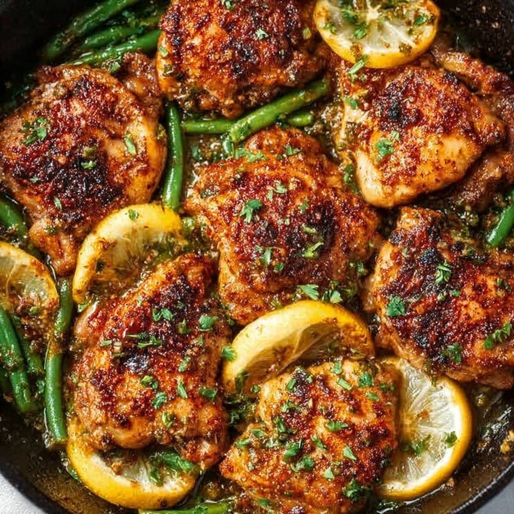 Lemon Garlic Butter Chicken Thighs