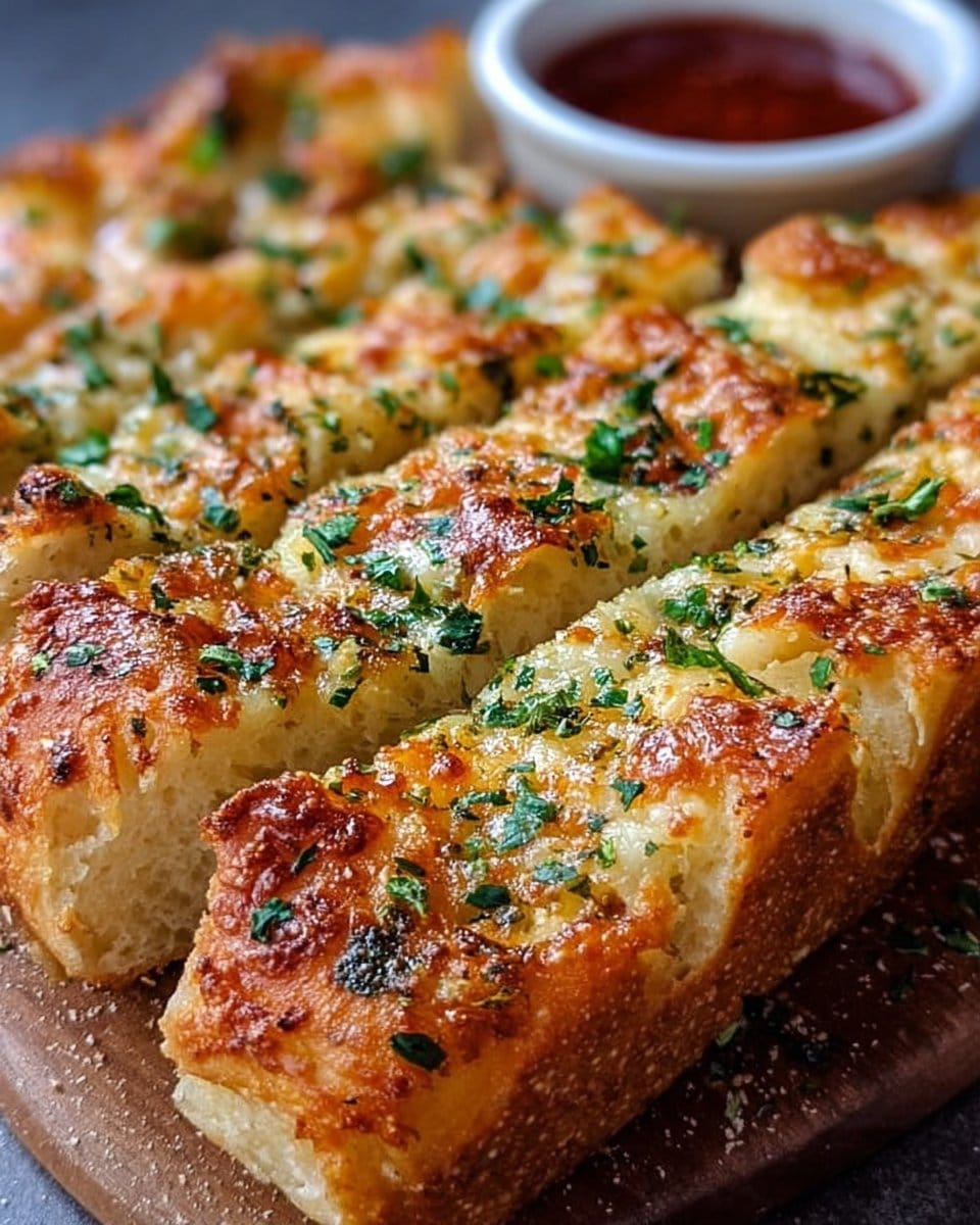 Quick Easy Gluten-Free Garlic Pizza Bread