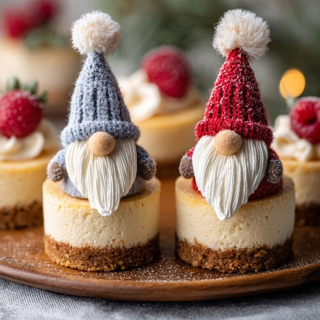 Gnome Mini Cheesecakes