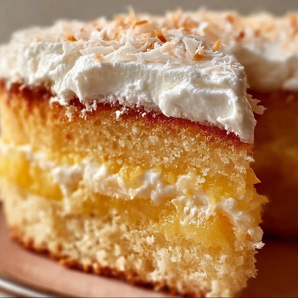 Pineapple Coconut Dream Cake