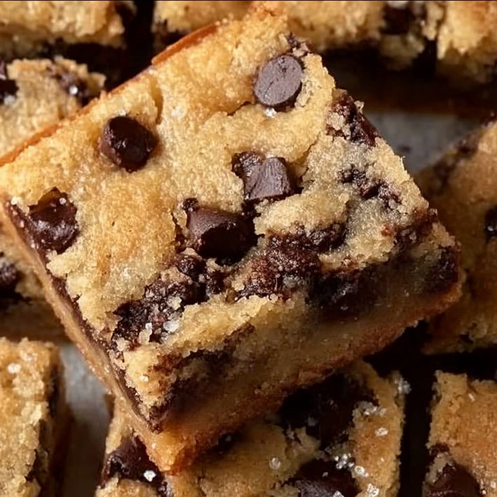 Melt-in-Your-Mouth Chocolate Chip Cookie Bars