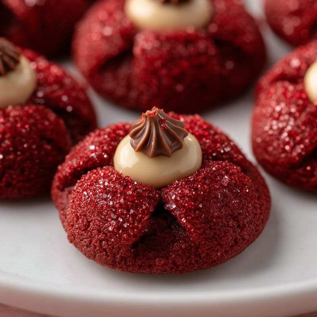 Hershey's Red Velvet Blossoms