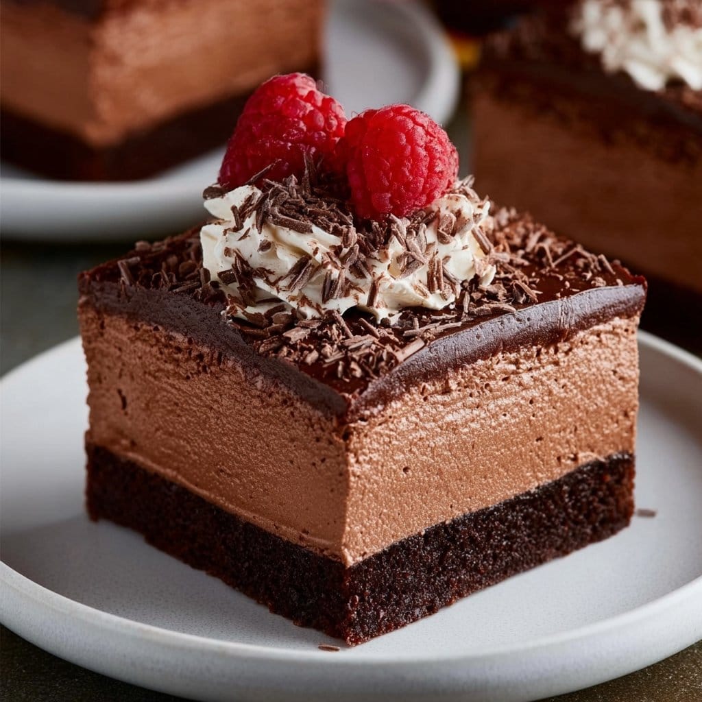 Chocolate Mousse Brownies