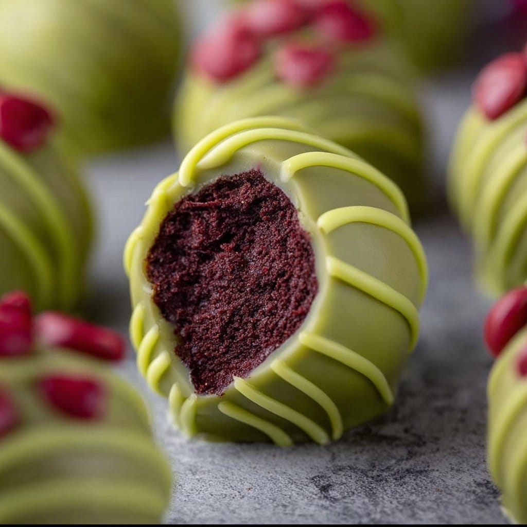 Grinch Oreo Truffles