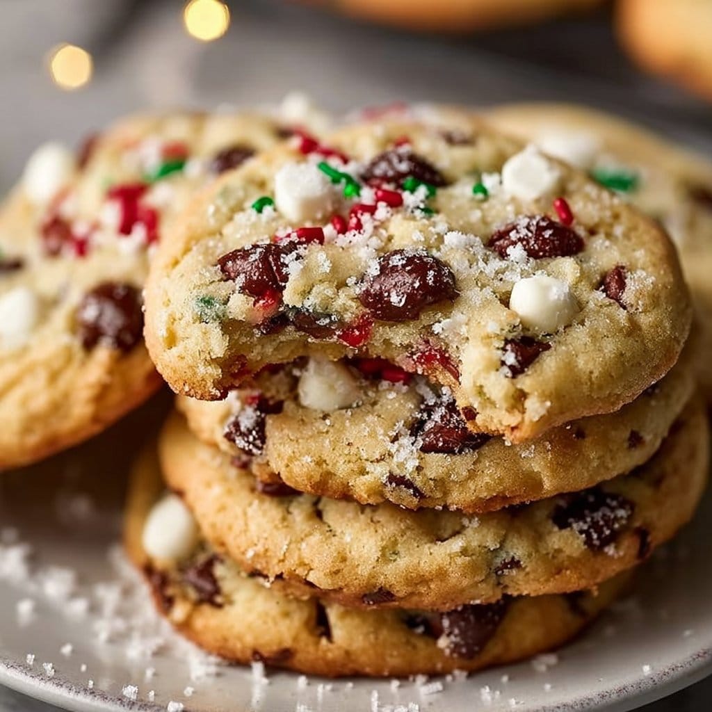Winter Wonderland Chocolate Chip Cookies