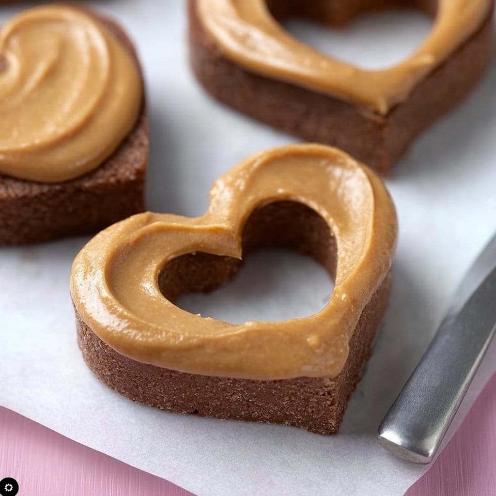 Chocolate Peanut Butter Valentine's Heart