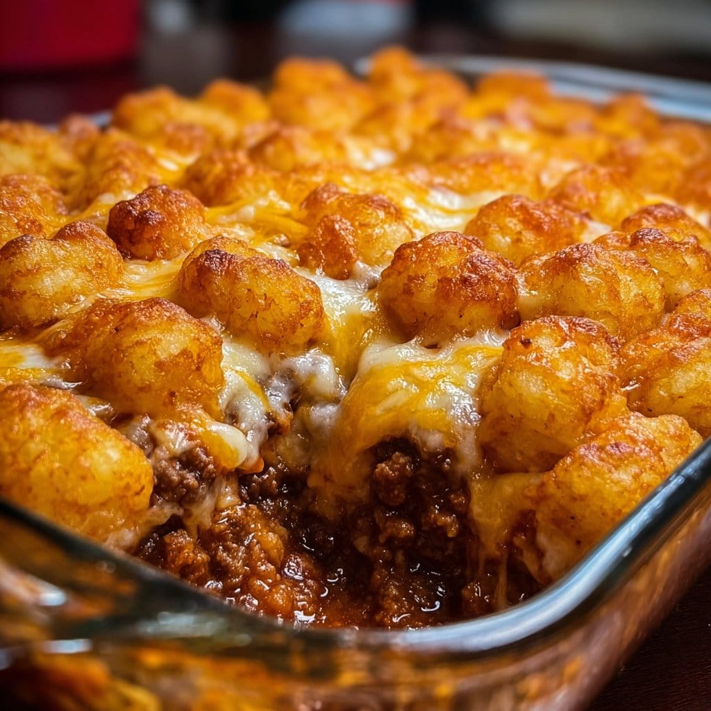 Chili Cheese Tater Tot Casserole: A Family Favorite Dish!