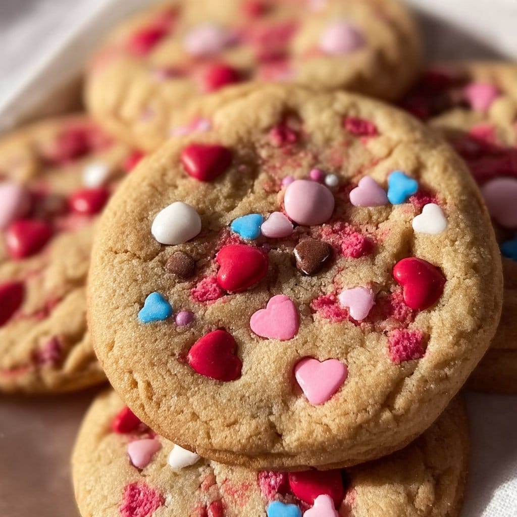 Valentine's Day M&M Cookies