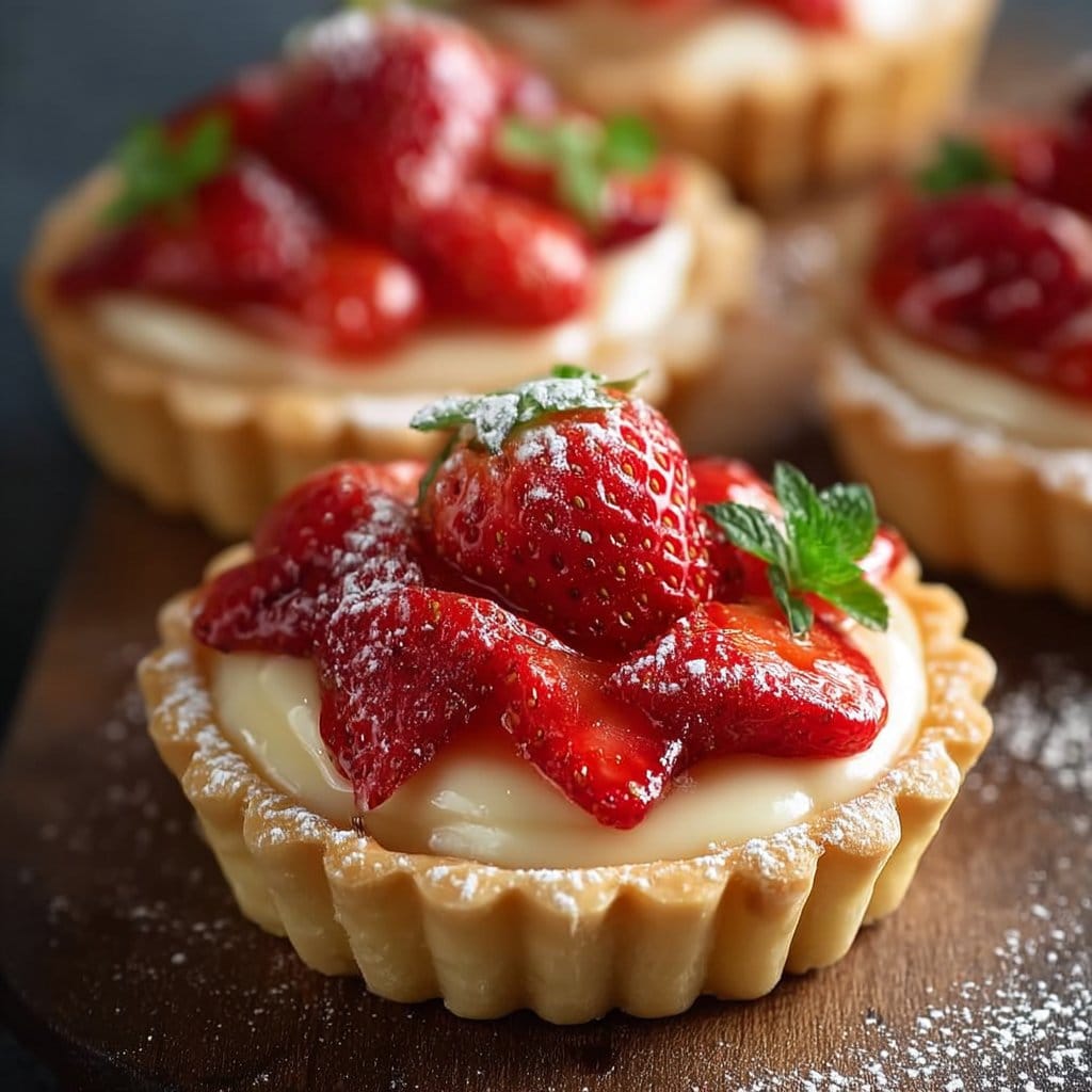 Fresh and Delicious Strawberry Tartlets Recipe