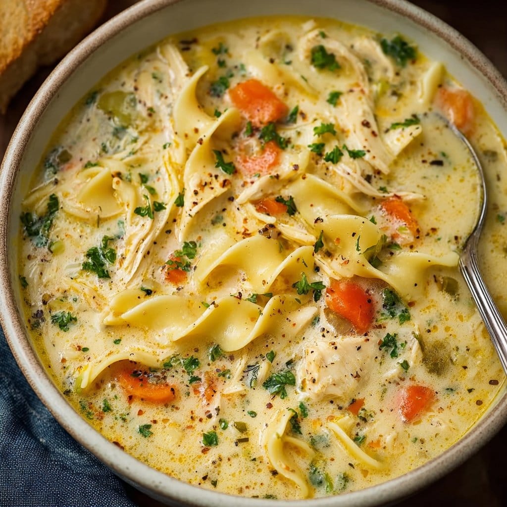 Creamy Chicken Noodle Soup
