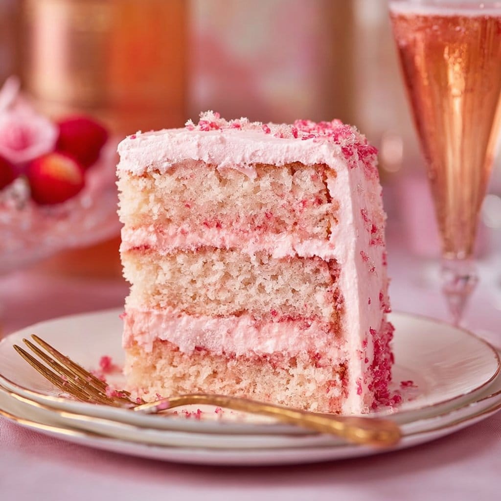 Pink Champagne Cake