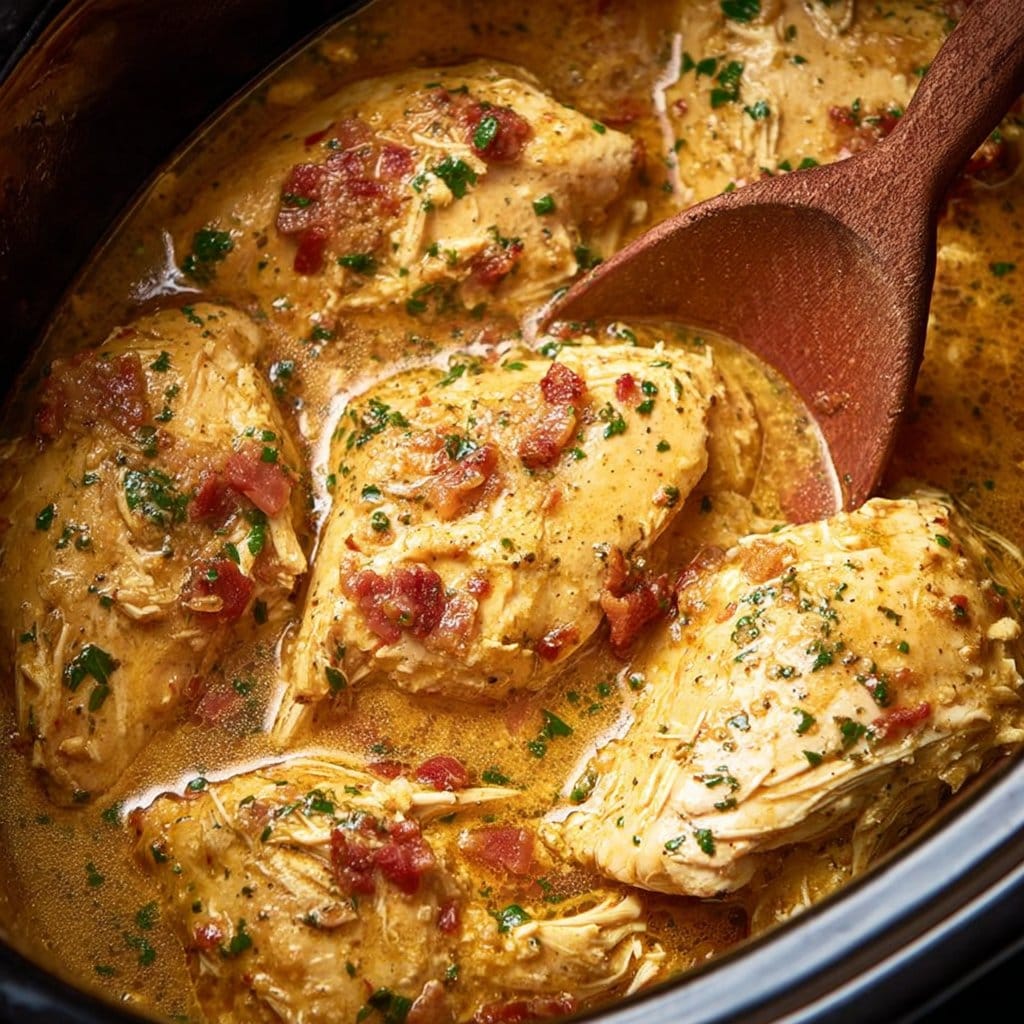 Slow Cooker Crack Chicken