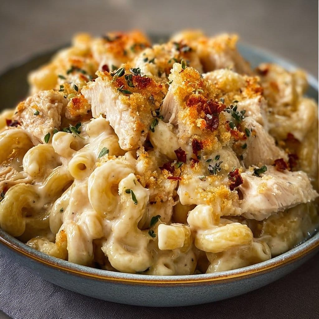 Creamy Chicken Mac and Cheese